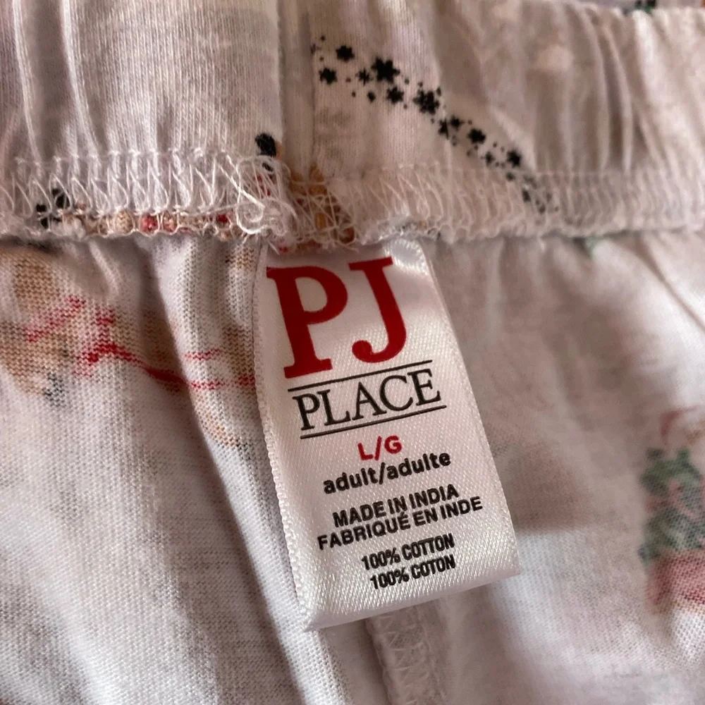 PJ Place Holiday Pajama Set Women Size Large Red Green Worn Once! Xmas